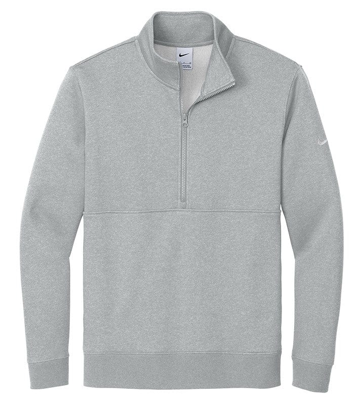 Nike - Men's Club Fleece Heathered Sleeve Swoosh 1/2-Zip