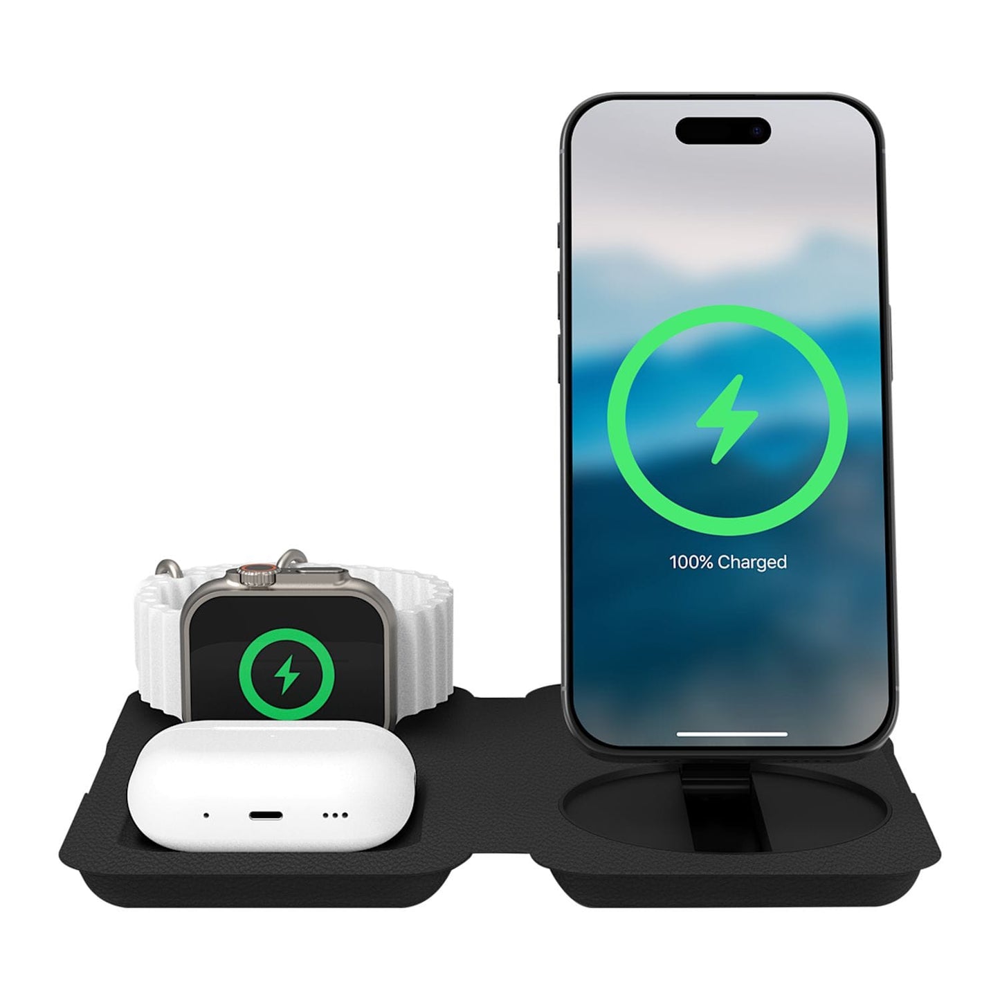 Nimble Electronics One Size / Black Nimble - Fold 3-in-1 Wireless Charger