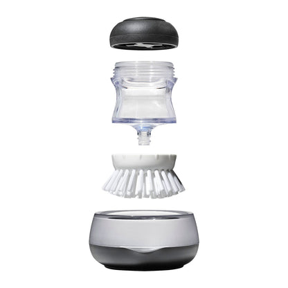 OXO Home & Office One Size / Black OXO - Good Grips Soap Dispensing Palm Brush Storage Set