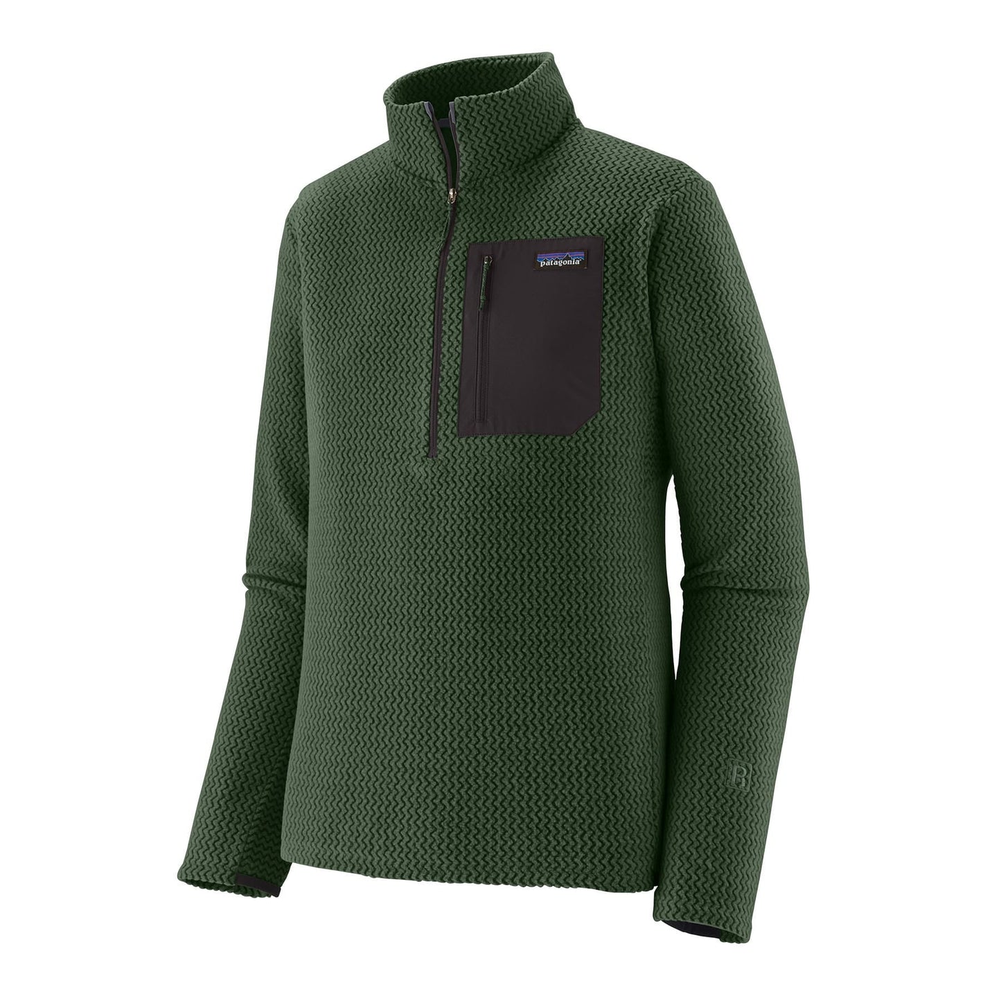 Patagonia Fleece XS / Treeline Green Patagonia - Men's R1® Air Zip-Neck