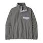 Patagonia Fleece XXS / Nickel w/Permafrost Purple Patagonia - Women's Lightweight Synchilla® Fleece Snap-T® Fleece Pullover