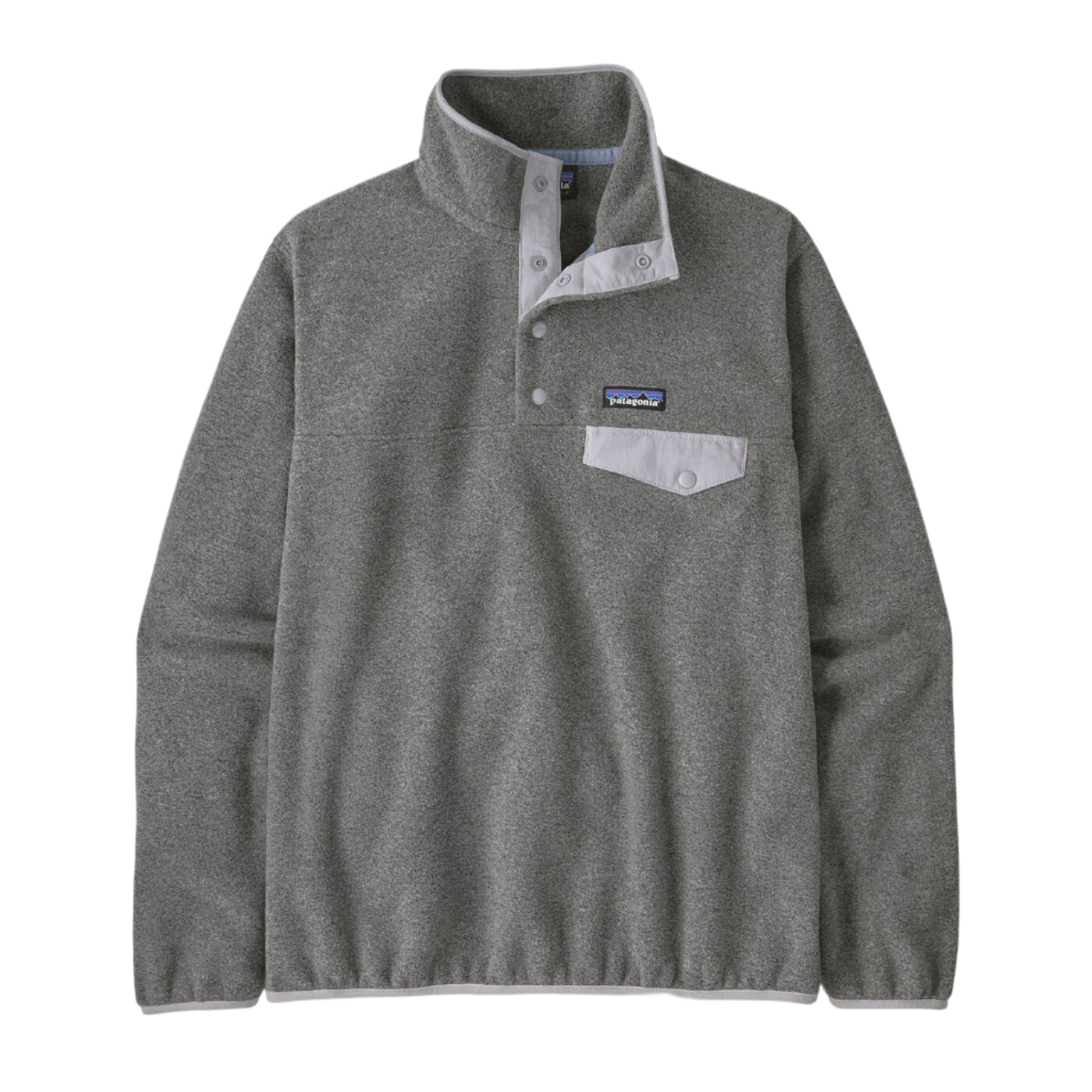 Patagonia Fleece XXS / Nickel w/Permafrost Purple Patagonia - Women's Lightweight Synchilla® Fleece Snap-T® Fleece Pullover