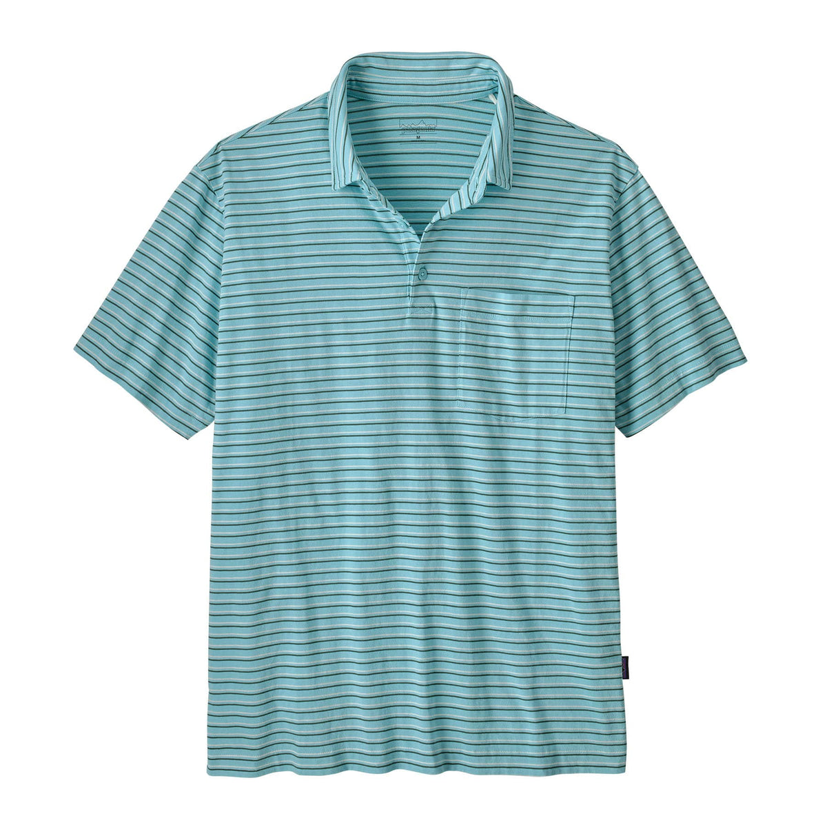 Patagonia Polos XS / Fallen Stripe: Snowmelt Blue Patagonia - Men's Daily Polo