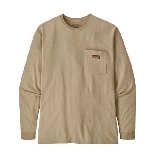 Patagonia T-Shirts XS / Pumice Patagonia - Men's Long Sleeve Work Pocket T-Shirt