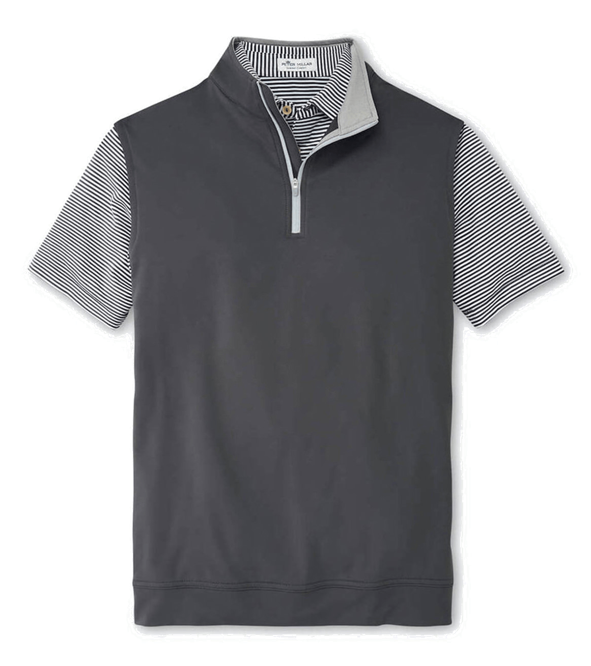 Peter Millar Layering S / Iron Peter Millar - Men's Galway Performance Quarter-Zip Vest