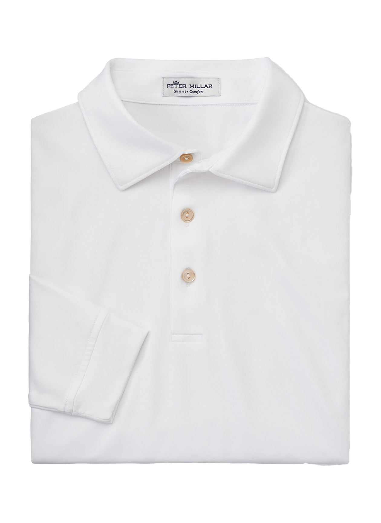 3-Day Swift Ship: Peter Millar - Men's Performance Long-Sleeve Jersey Polo