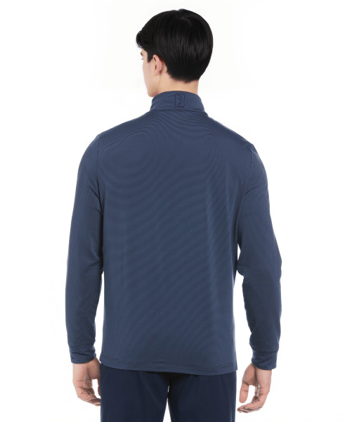 PGA Tour Polos PGA Tour - Men's Feeder Stripe Mock Neck Pullover