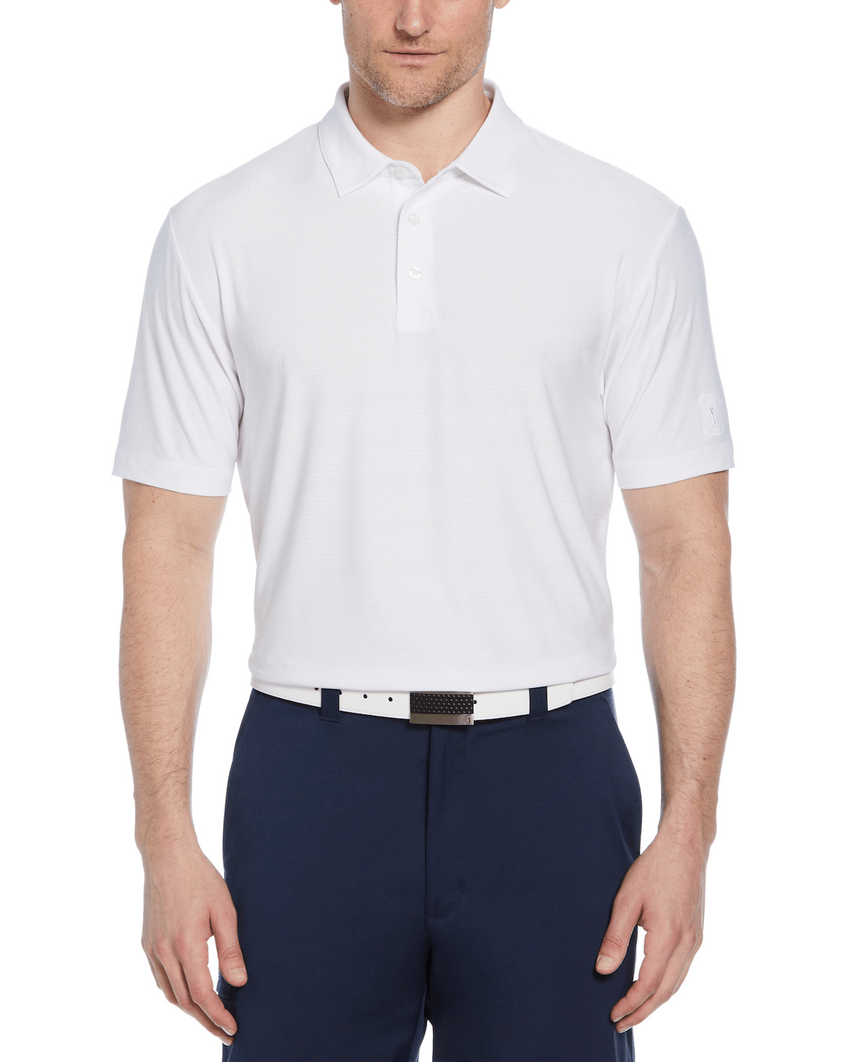 PGA Tour - Men's Jaspe Airflux Polo w/ Self Collar