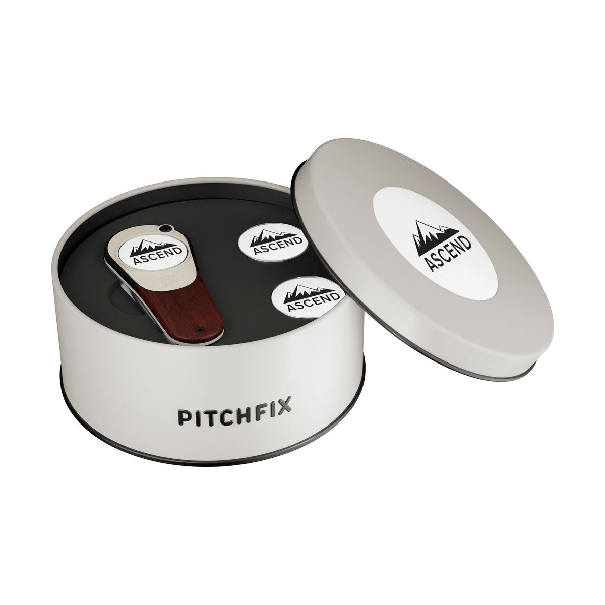 Pitchfix Accessories One Size / Cherry Pitchfix - Woodie Golf Divot Tool Deluxe Gift Set