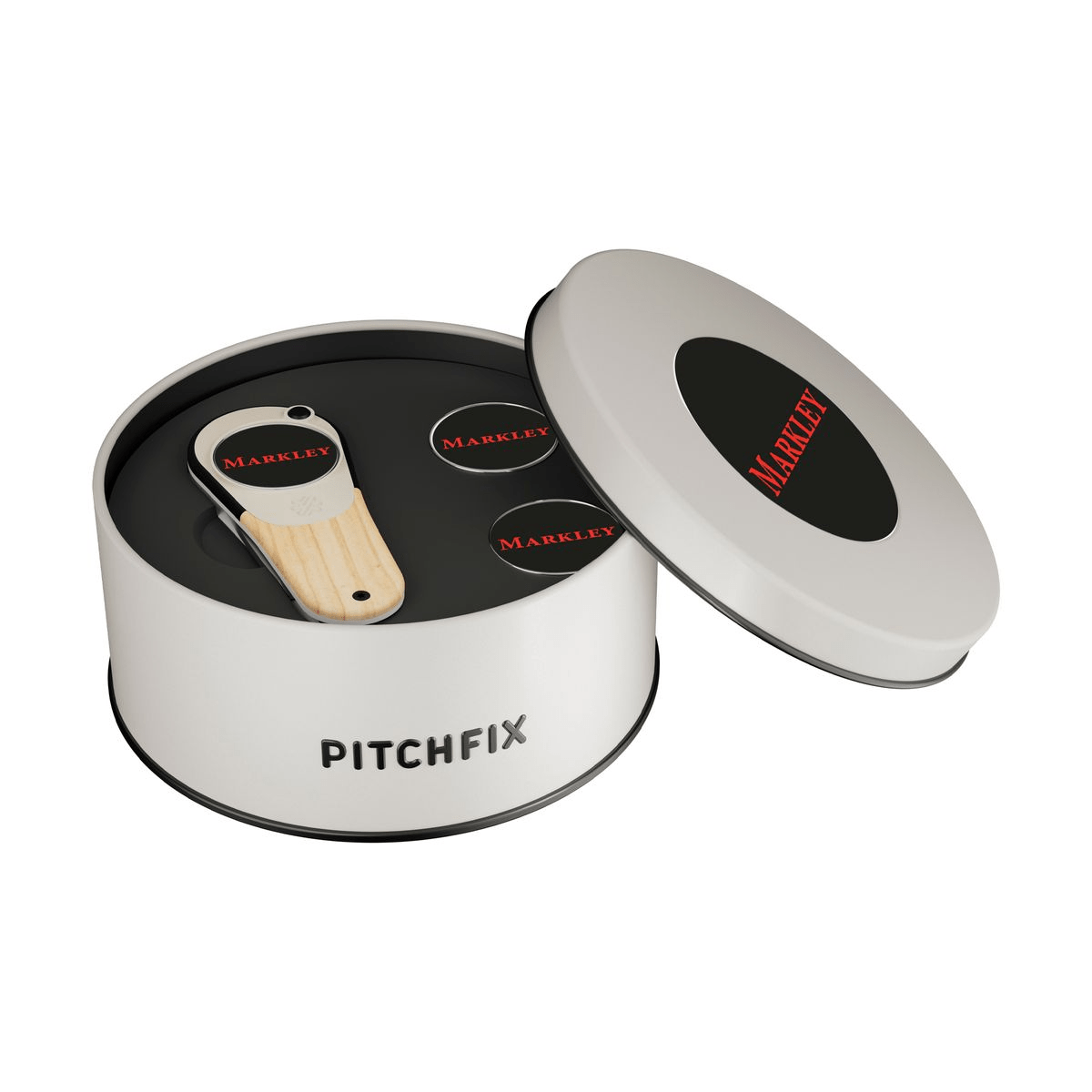 Pitchfix Accessories One Size / Light Ash Pitchfix - Woodie Golf Divot Tool Deluxe Gift Set