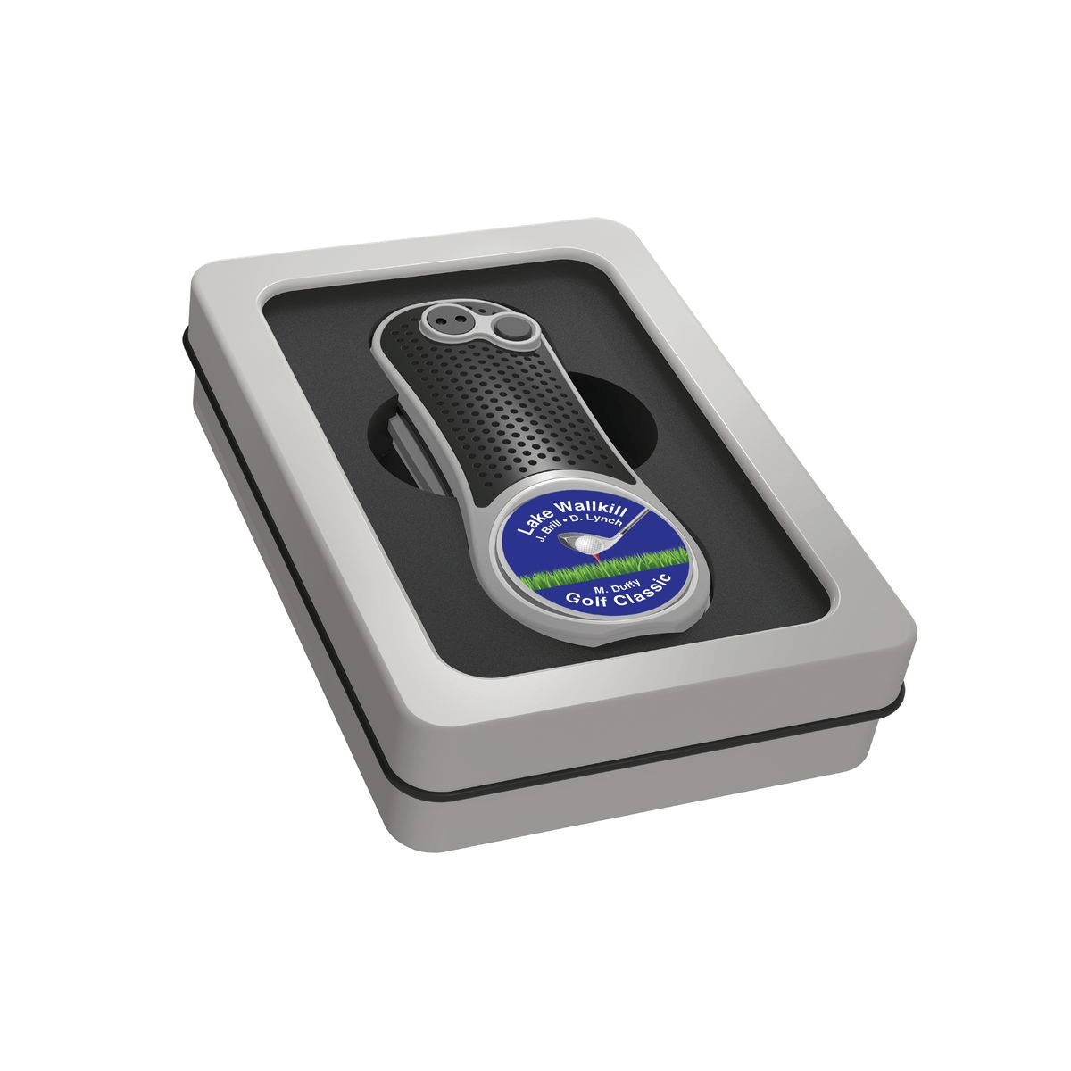 Pitchfix Golf Accessories One Size / Black Pitchfix - Hybrid Golf Divot Tool w/ Window Tin
