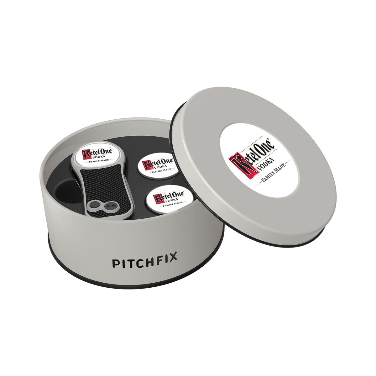 Pitchfix Golf Accessories One Size / Carbon Fiber Pitchfix - Hybrid Golf Divot Tool Deluxe Gift Set
