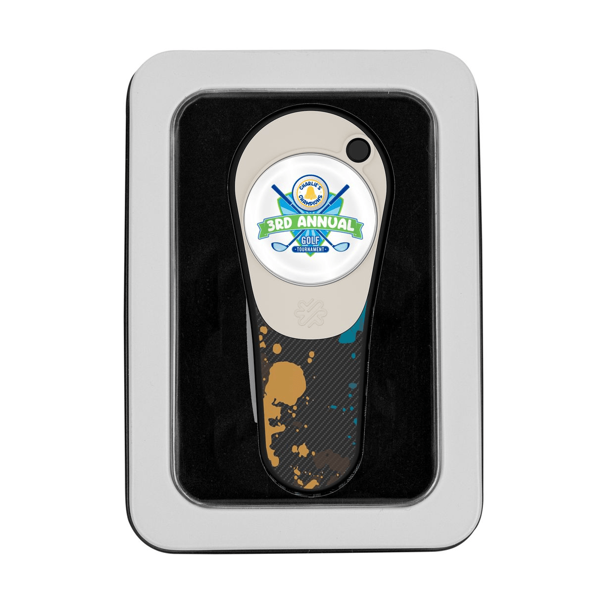 Pitchfix Golf Accessories One Size / Graffiti Pitchfix - Ultima Golf Divot Repair Tool w/ Window Tin