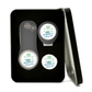 Pitchfix Golf Accessories One Size / Gunmetal Pitchfix - Hybrid 2.0 Golf Divot Tool Window Tin Gift Set w/ Hat Clip