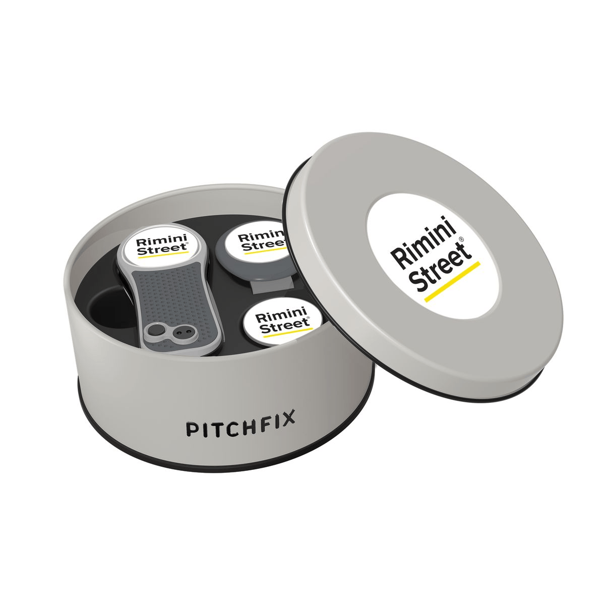 Pitchfix Golf Accessories One Size / Gunmetal Pitchfix - Hybrid Golf Divot Tool Deluxe Gift Set w/ Hat Clip