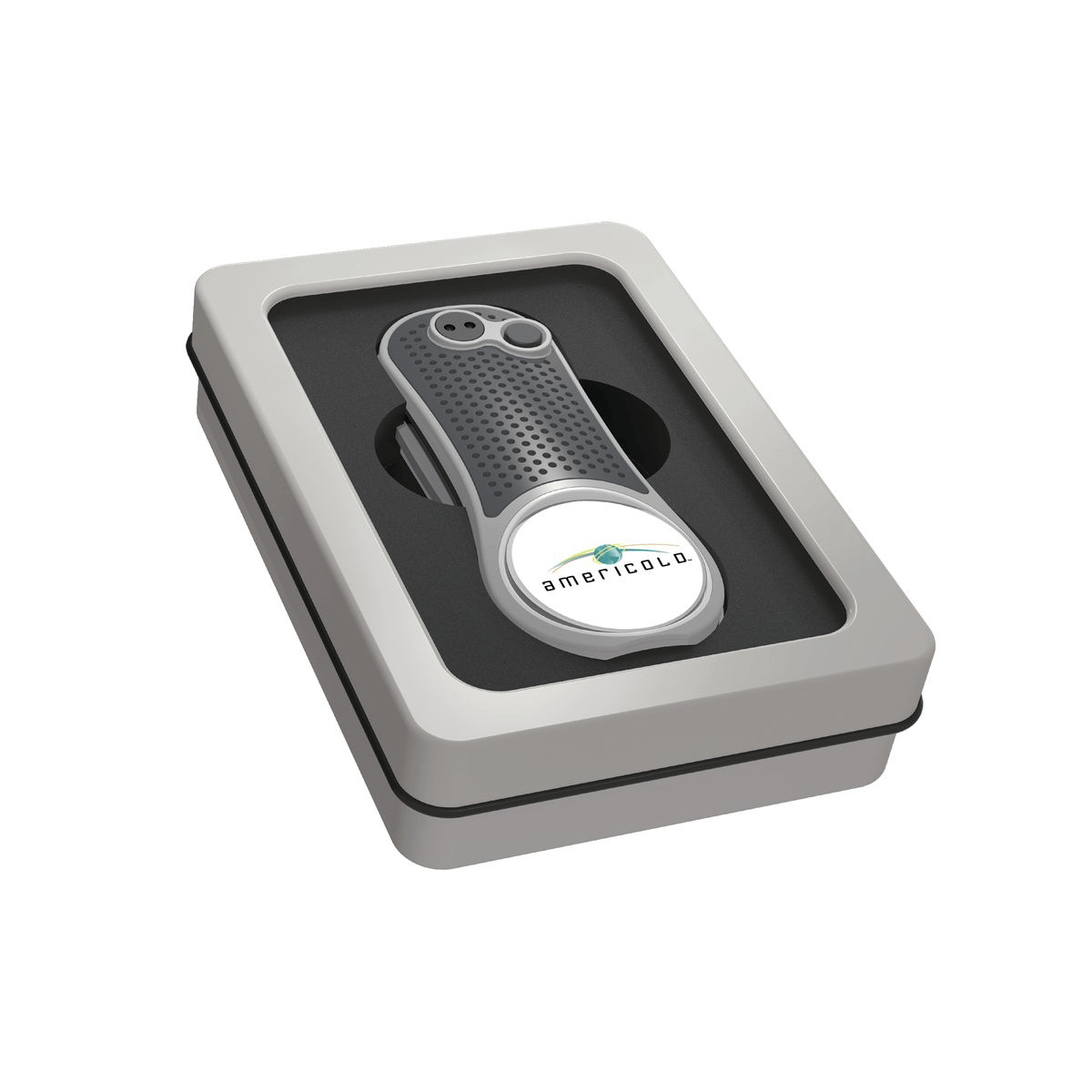 Pitchfix Golf Accessories One Size / Gunmetal Pitchfix - Hybrid Golf Divot Tool w/ Window Tin