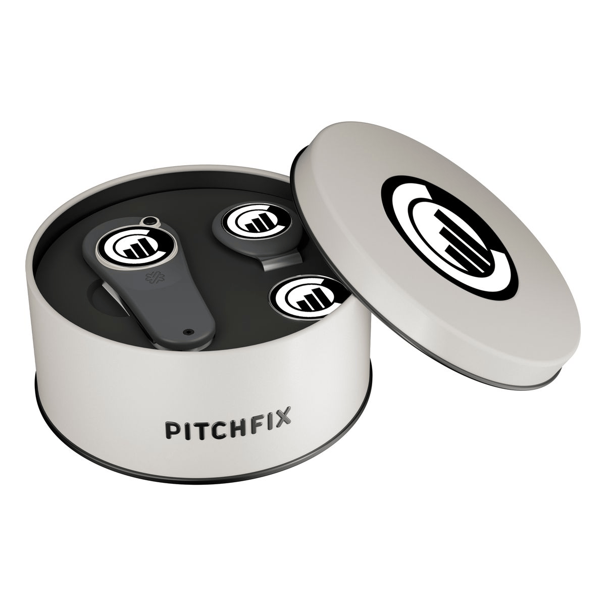 Pitchfix Golf Accessories One Size / Gunmetal Pitchfix - Original 2.0 Golf Divot Repair Tool Deluxe Gift Set w/ Hat Clip