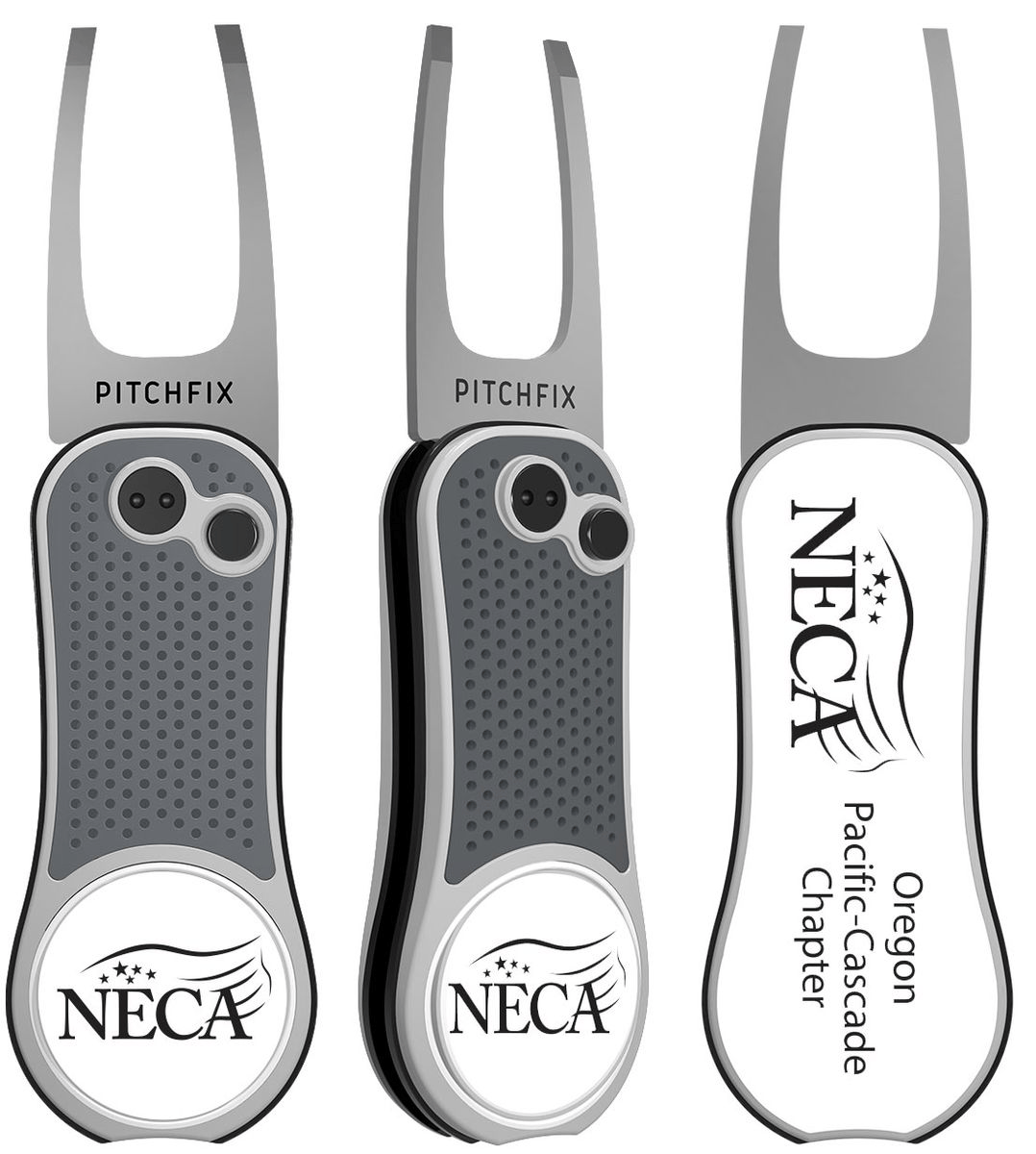 Pitchfix Golf Accessories One Size / Gunmetal Pitchfix - XL Golf Divot Repair Tool