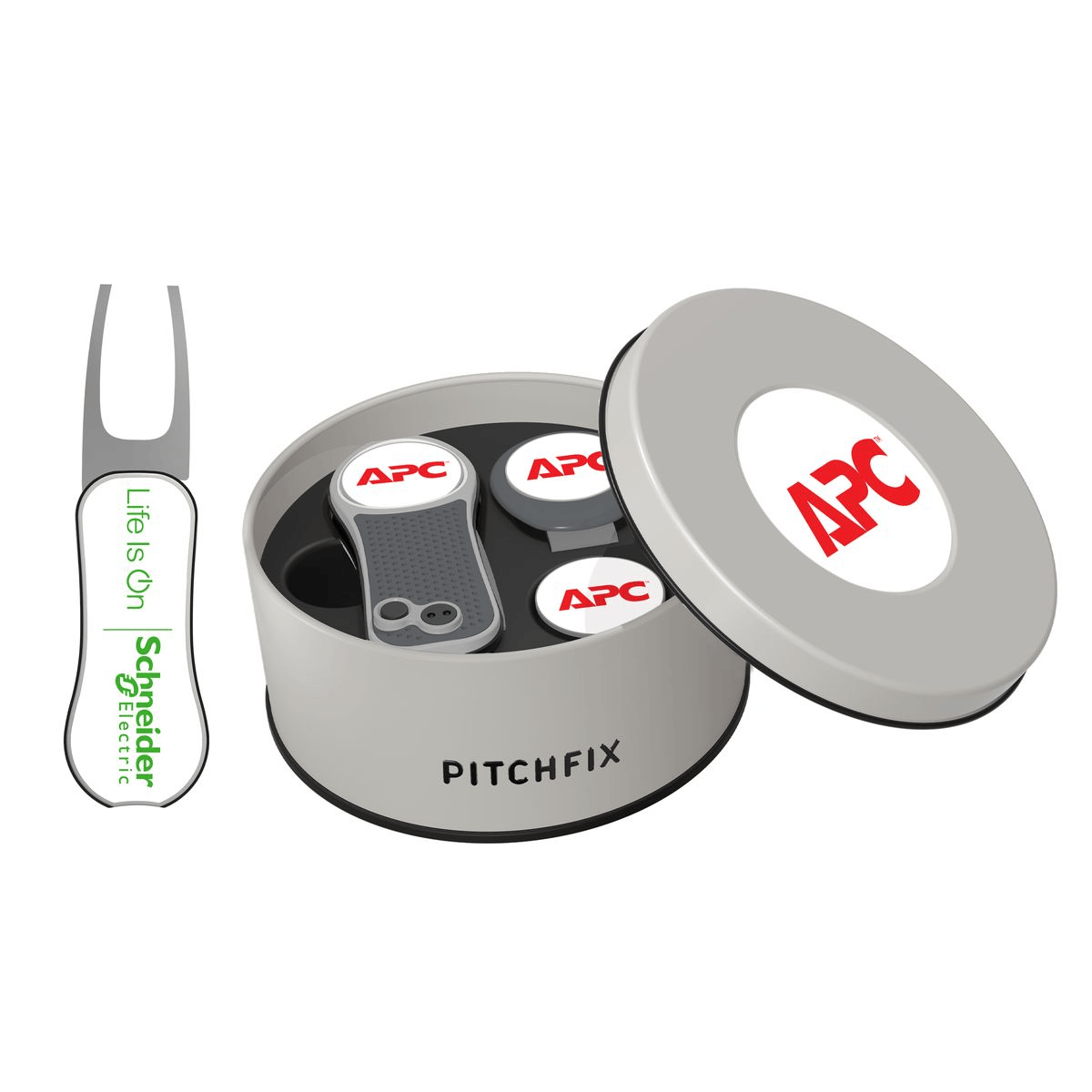 Pitchfix Golf Accessories One Size / Gunmetal Pitchfix - XL Golf Divot Repair Tool Deluxe Gift Set w/ Hat Clip