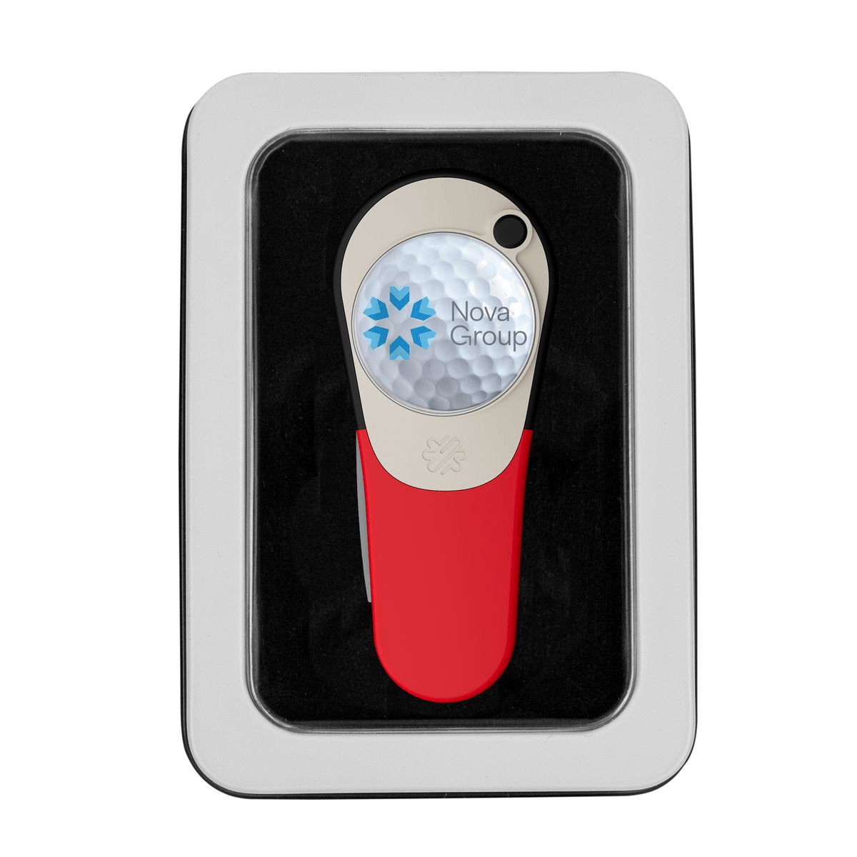 Pitchfix Golf Accessories One Size / Red Pitchfix - Icon Golf Divot Repair Tool w/ Window Tin