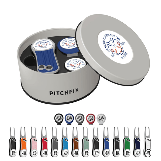 Pitchfix Golf Accessories Pitchfix - Hybrid Golf Divot Tool Deluxe Gift Set w/ Hat Clip