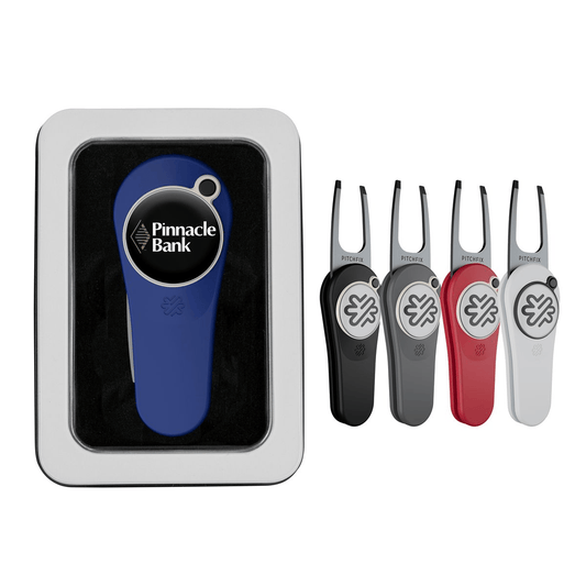 Pitchfix Golf Accessories Pitchfix - Original 2.0 Golf Divot Repair Tool w/ Window Tin