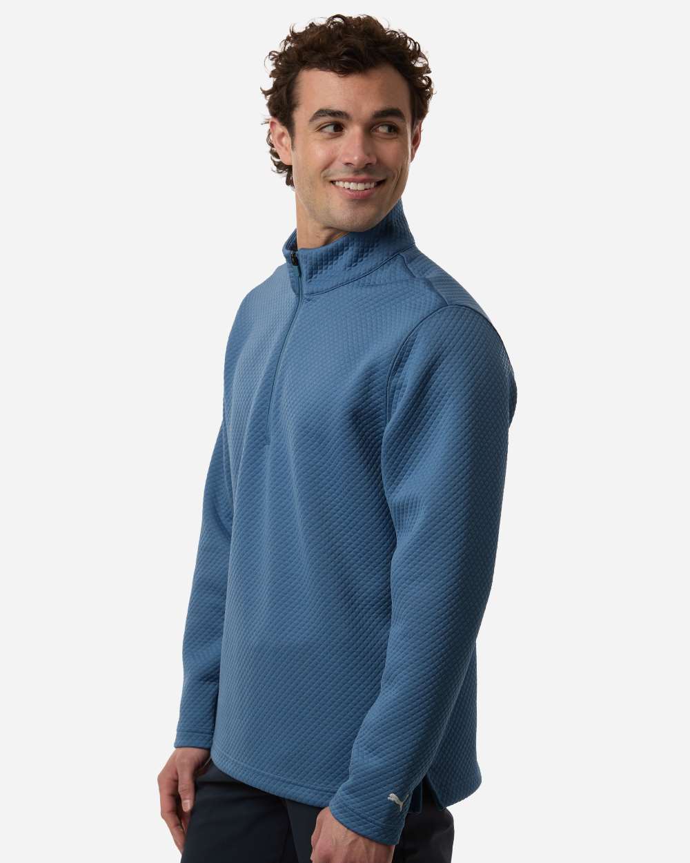 Puma Golf Layering Puma - Men's Pebble Quarter-Zip Pullover