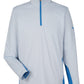 Puma Golf Layering S / Lake Blue/Bright White Puma - Men's Mesa Stripe Quarter-Zip