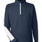 Puma Golf Layering S / Navy Blazer Heather/Bright White Puma - Men's Cloudspun Quarter-Zip
