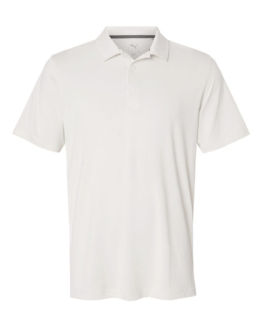 Puma Golf Polos S / Warm White Heather Puma - Men's Icon Heather Polo 2.0