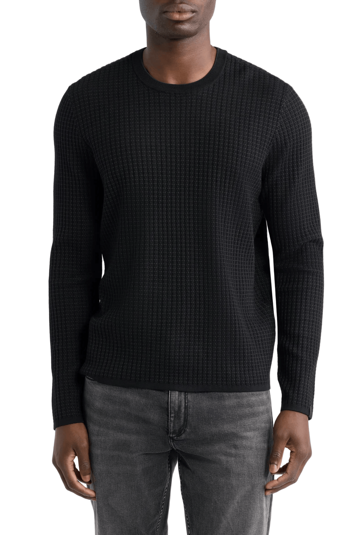 rag & bone - Men's Harvey Rib Long Sleeve Crew
