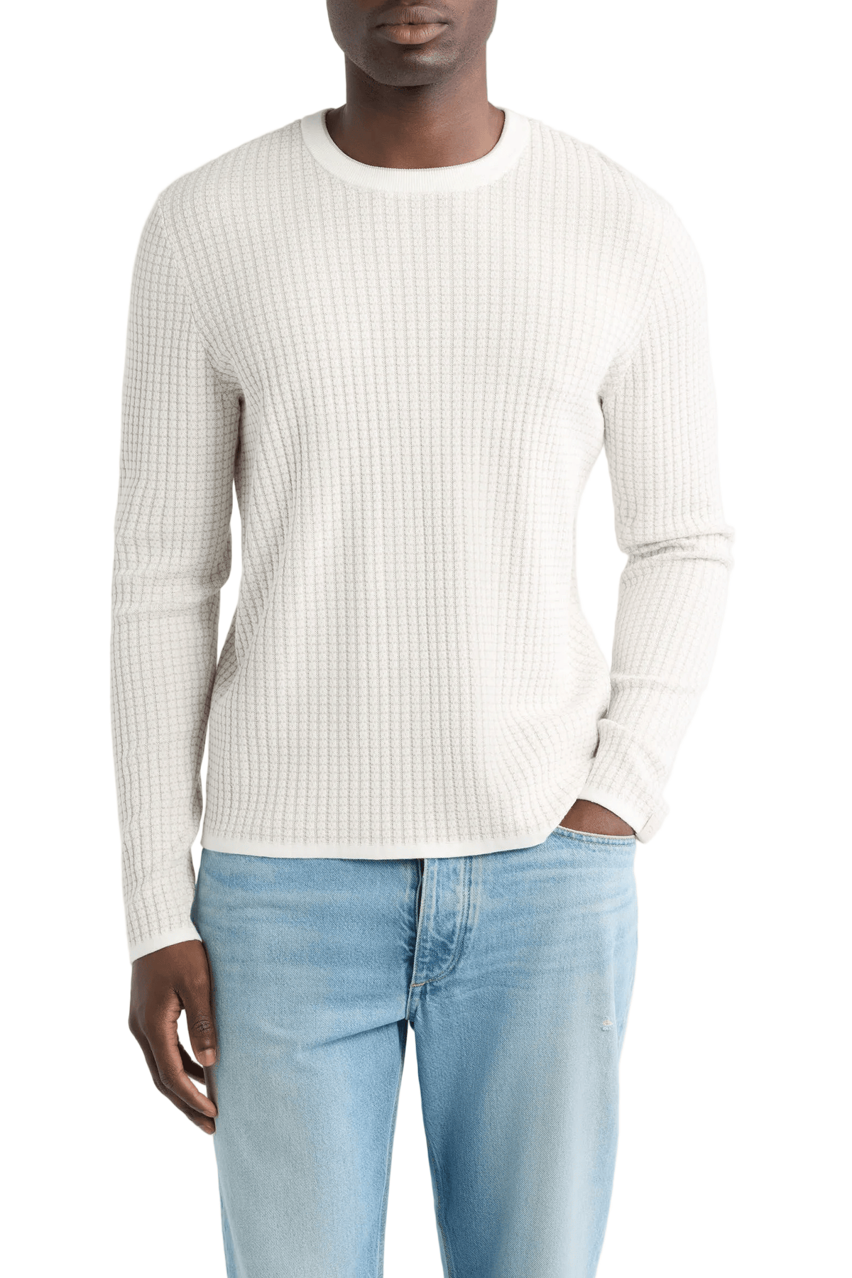 rag & bone - Men's Harvey Rib Long Sleeve Crew