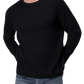 rag & bone T-shirts XS / Black/Black rag & bone - Men's Harvey Long Sleeve Crew