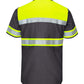Red Kap Workwear Only Red Kap - High Visibility Colorblock Ripstop Short Sleeve Work Shirt