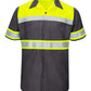 Red Kap Workwear Only Red Kap - High Visibility Colorblock Ripstop Short Sleeve Work Shirt