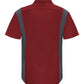 Red Kap Workwear Only Red Kap - Men's Short Sleeve Performance Plus Shop Shirt w/ Oilblok Technology