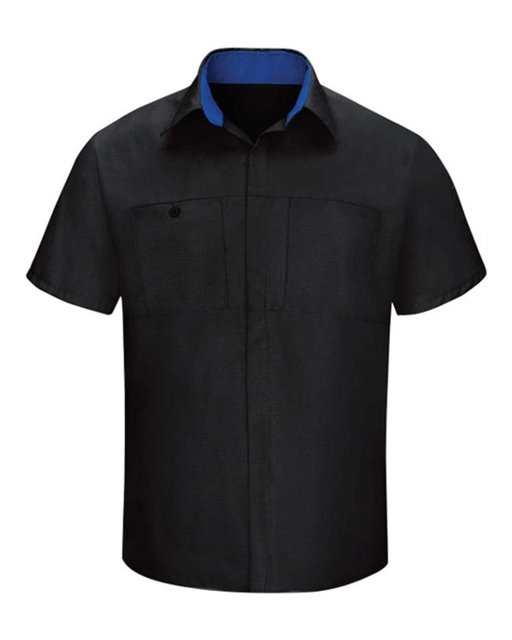 Red Kap Workwear Only S / Black/Royal Blue Red Kap - Men's Short Sleeve Performance Plus Shop Shirt w/ Oilblok Technology