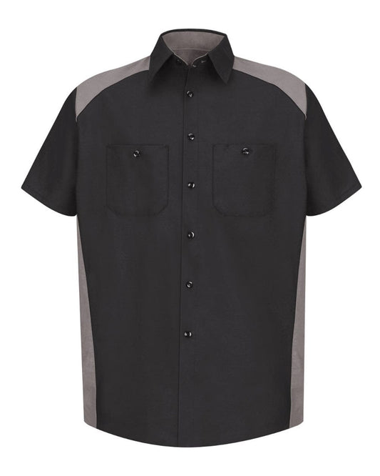 Red Kap Workwear Only S / Black/Silver Red Kap - Short Sleeve Motorsports Shirt