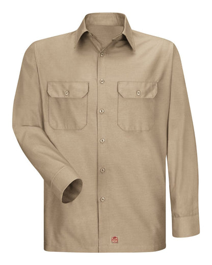 Red Kap Workwear Only S / Khaki Red Kap - Ripstop Long Sleeve Work Shirt