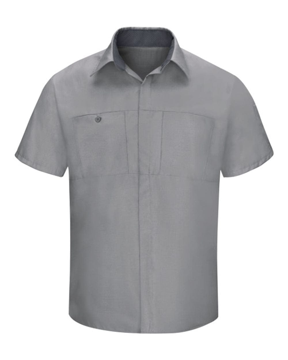 Red Kap Workwear Only S / Light Grey/Charcoal Red Kap - Men's Short Sleeve Performance Plus Shop Shirt w/ Oilblok Technology