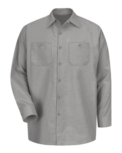 Red Kap Workwear Only S / Light Grey Red Kap - Industrial Long Sleeve Work Shirt