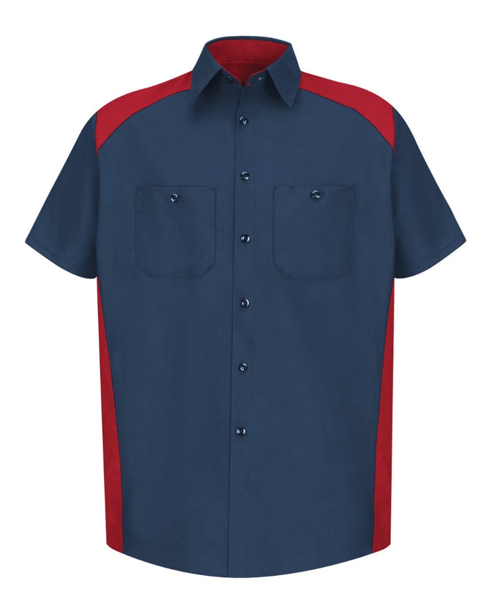 Red Kap Workwear Only S / Navy/Red Red Kap - Short Sleeve Motorsports Shirt