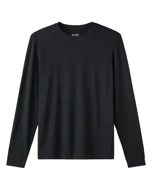 Rhone T-Shirts Pure Black / S Rhone - Men's Origin Long Sleeve Tee - Slim Fit