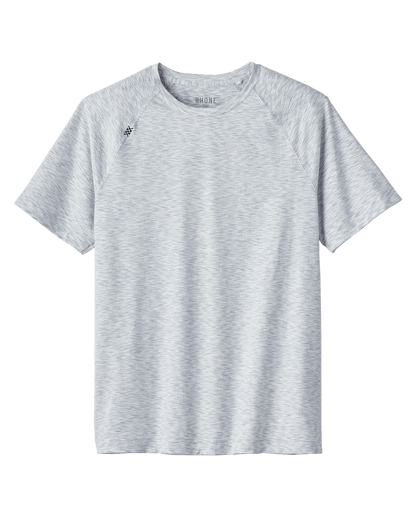 Rhone T-shirts S / Grey Space Dye Rhone - Men's Reign Short Sleeve