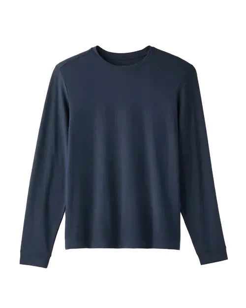 Rhone T-Shirts True Navy / S Rhone - Men's Origin Long Sleeve Tee - Slim Fit