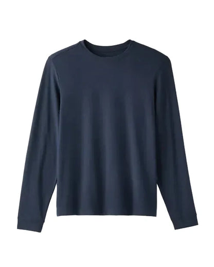 Rhone T-Shirts True Navy / S Rhone - Men's Origin Long Sleeve Tee - Slim Fit