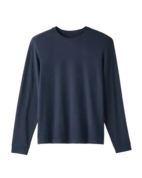 Rhone T-Shirts True Navy / S Rhone - Men's Origin Long Sleeve Tee - Slim Fit