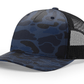 Richardson Headwear Adjustable / Admiral Duck Camo/Black Richardson - Five-Panel Printed Trucker Cap