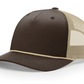 Richardson Headwear Adjustable / Brown/Khaki Richardson - Five-Panel Trucker Rope Cap