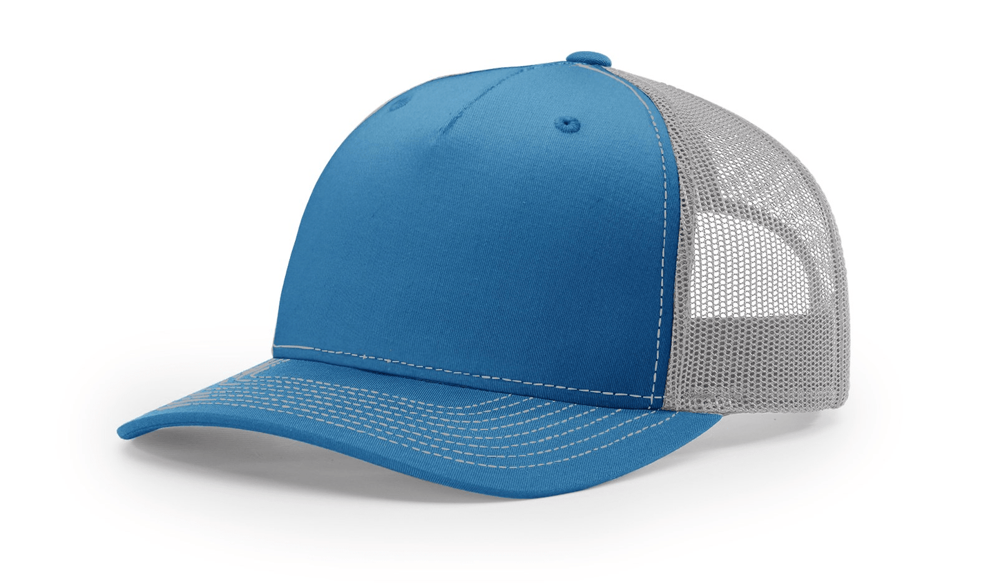 Richardson Headwear Adjustable / Cobalt Blue/Grey Richardson - Five-Panel Trucker Cap